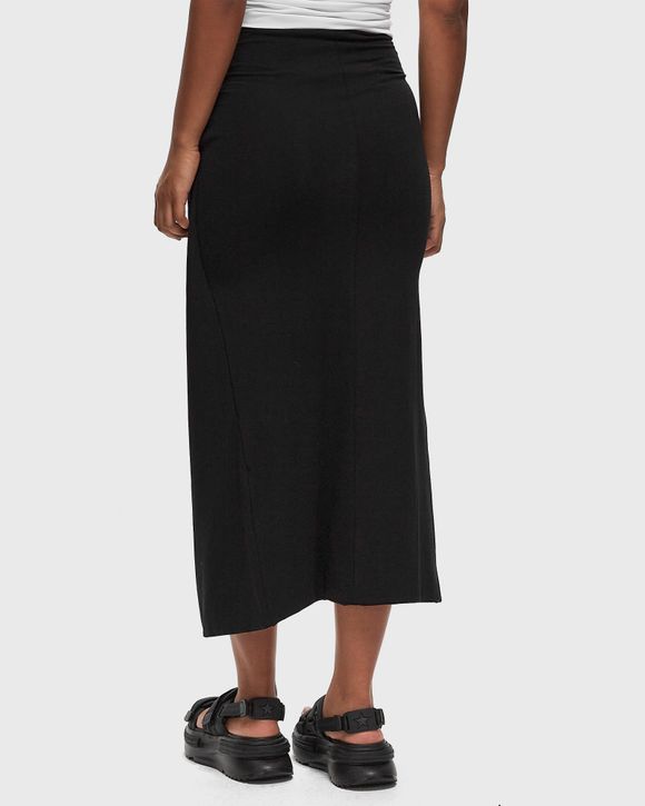 ROTATE Birger Christensen Fitted Twisted Skirt Black | BSTN