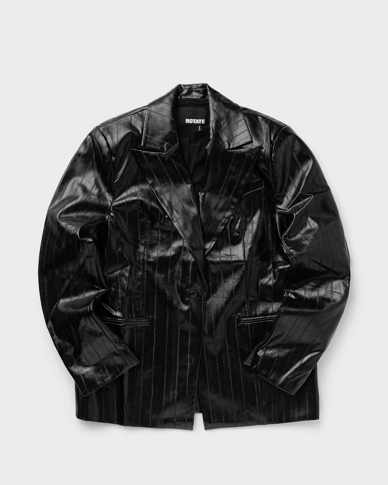 Coated Oversized Blazer