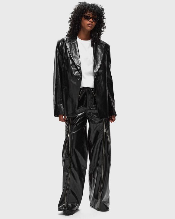 Coated Oversized Blazer