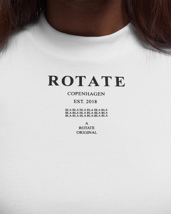 RIBBED CROPPED T-SHIRT