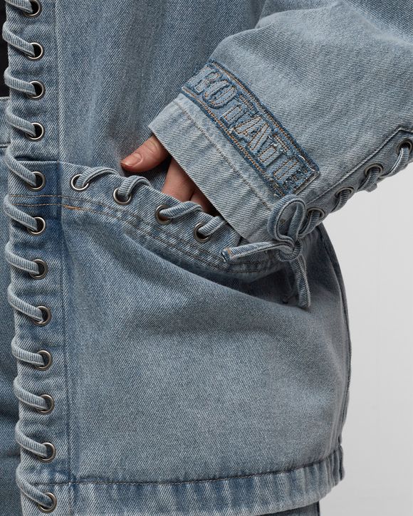 ROTATE Birger Christensen Denim Oversized Jacket Blue | BSTN