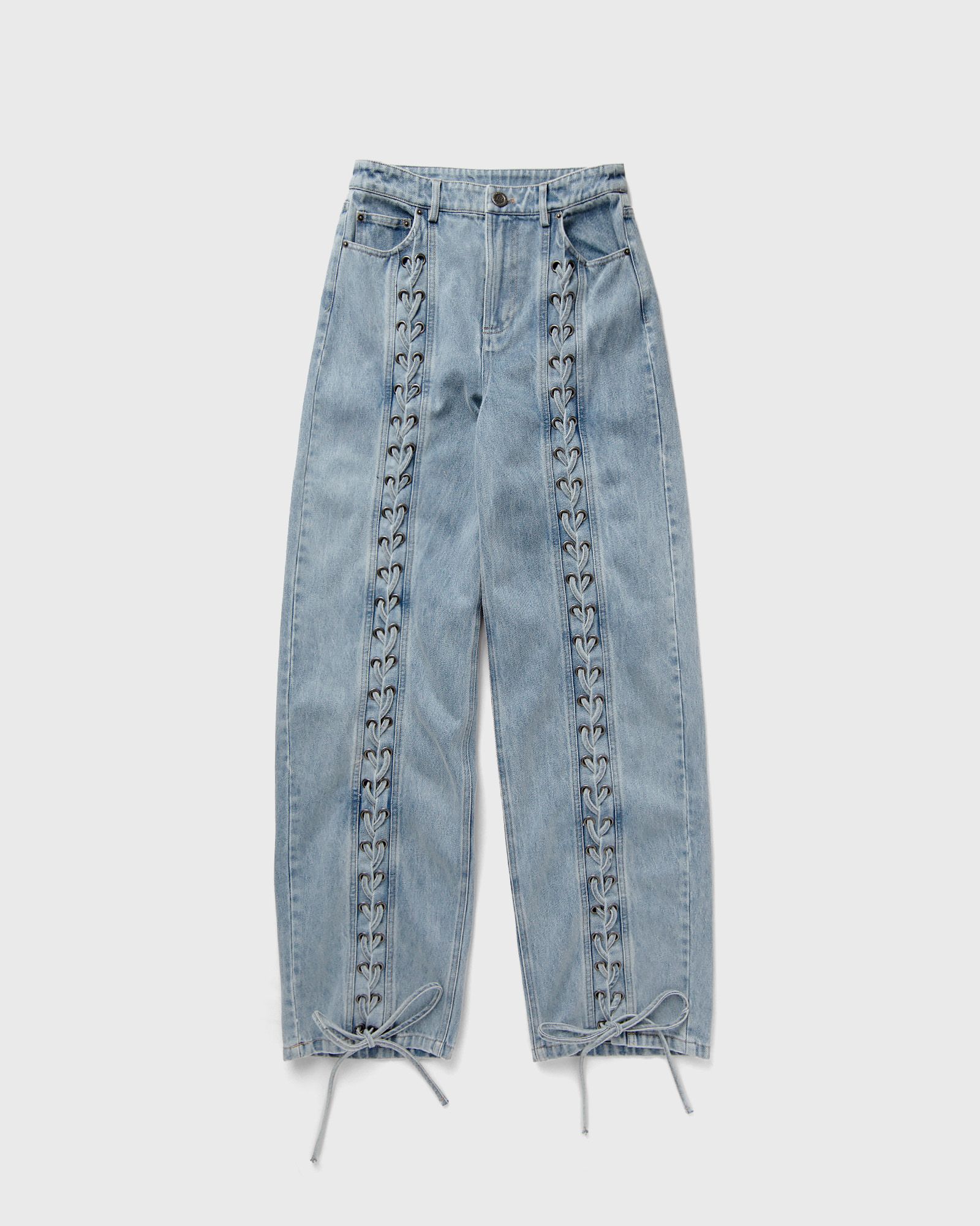 Denim Laced Leg Pants