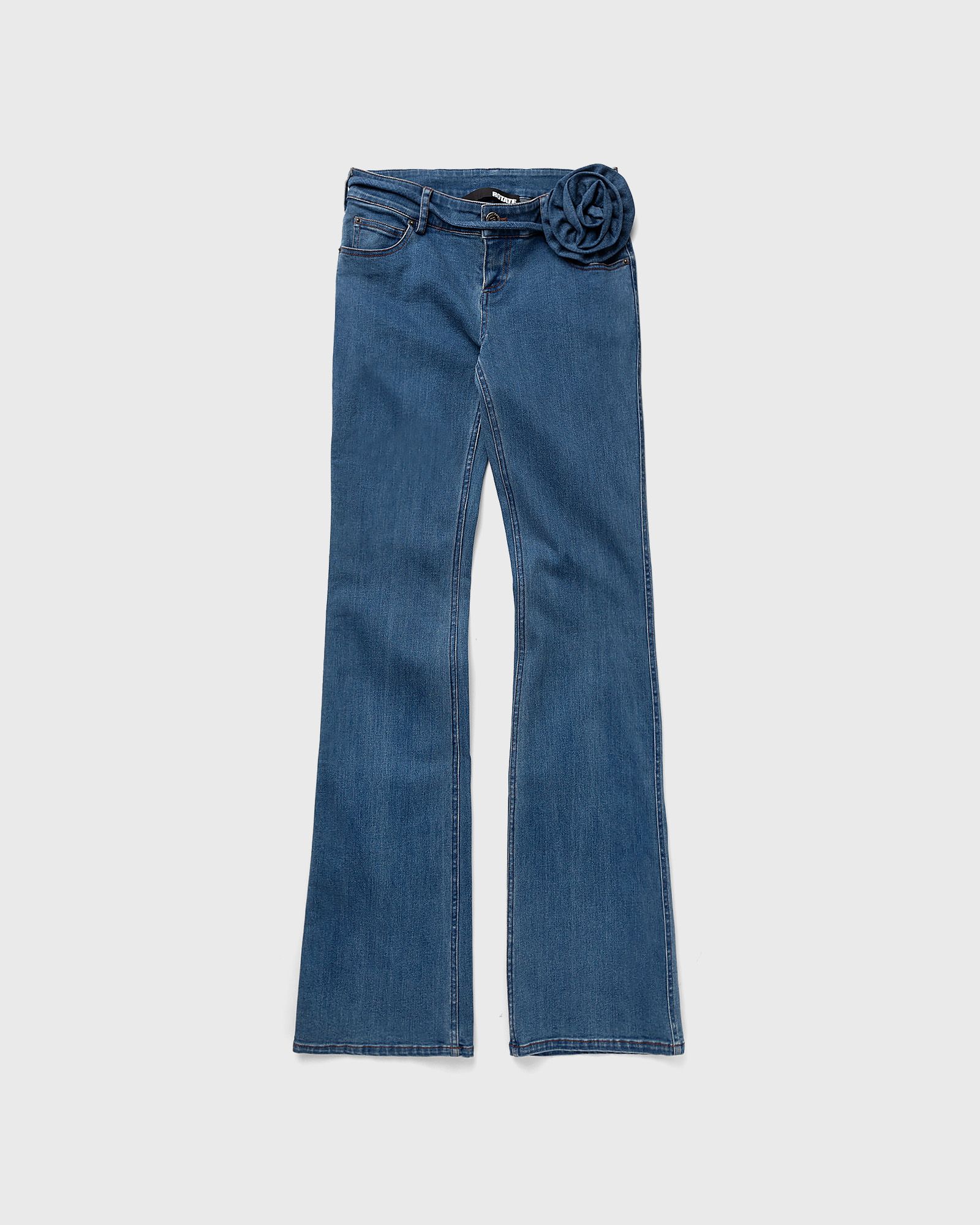 ROTATE Birger Christensen - stretchy flared pants women jeans blue in größe:m