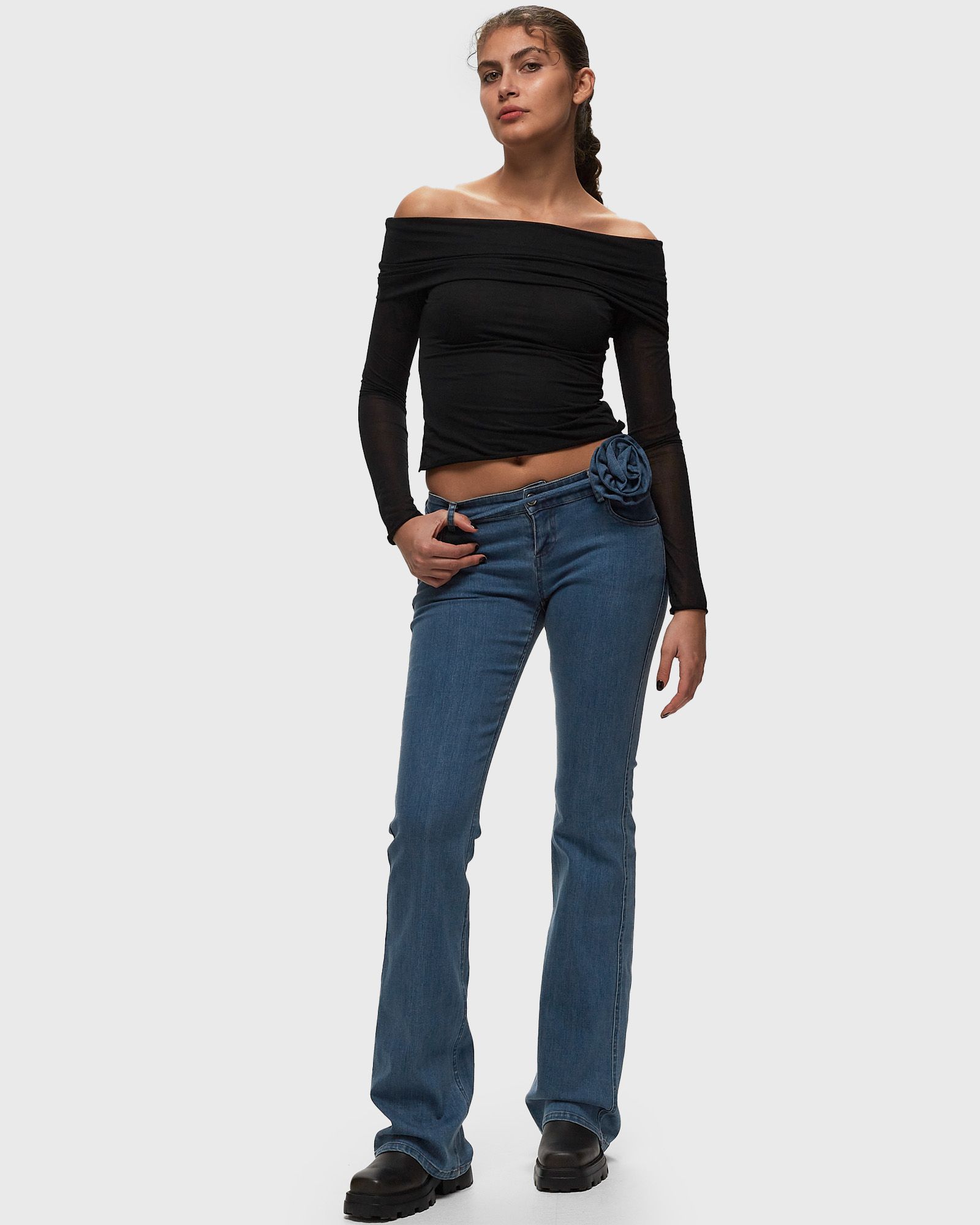 Stretchy Flared Pants