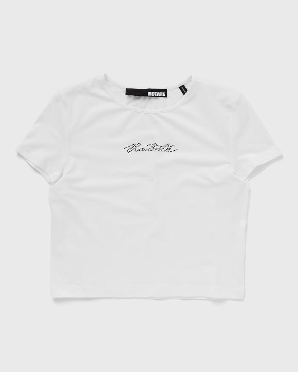 ROTATE Birger Christensen Long Sleeve Tee White | BSTN Store