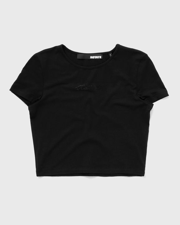 ROTATE Birger Christensen Long Sleeve Tee Black | BSTN Store