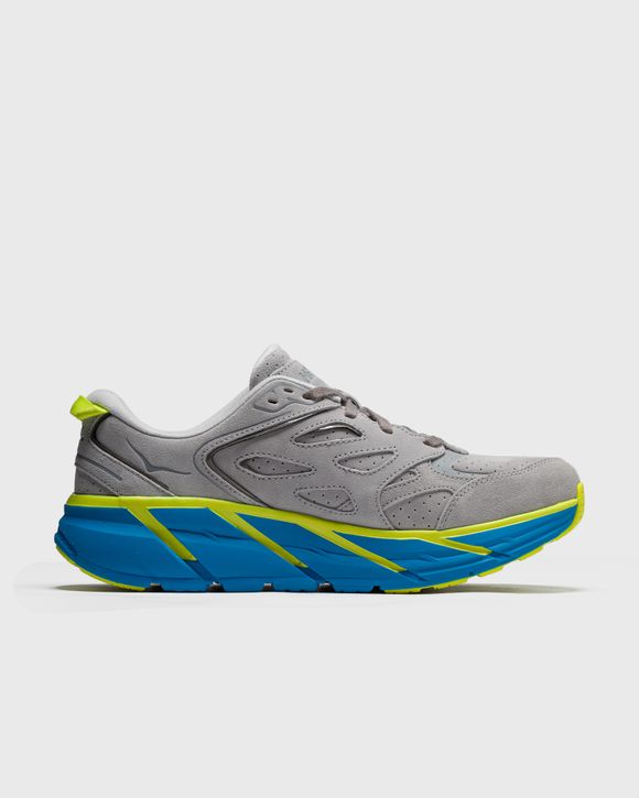 Hoka One One U CLIFTON L SUEDE Blue/Grey - LUNAR ROCK / DIVA BLUE