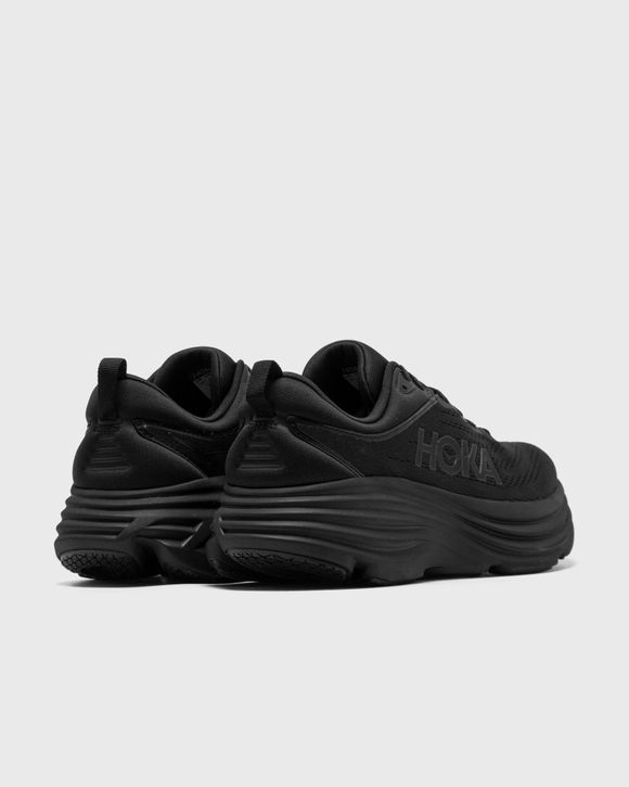 Hoka on sale black leather