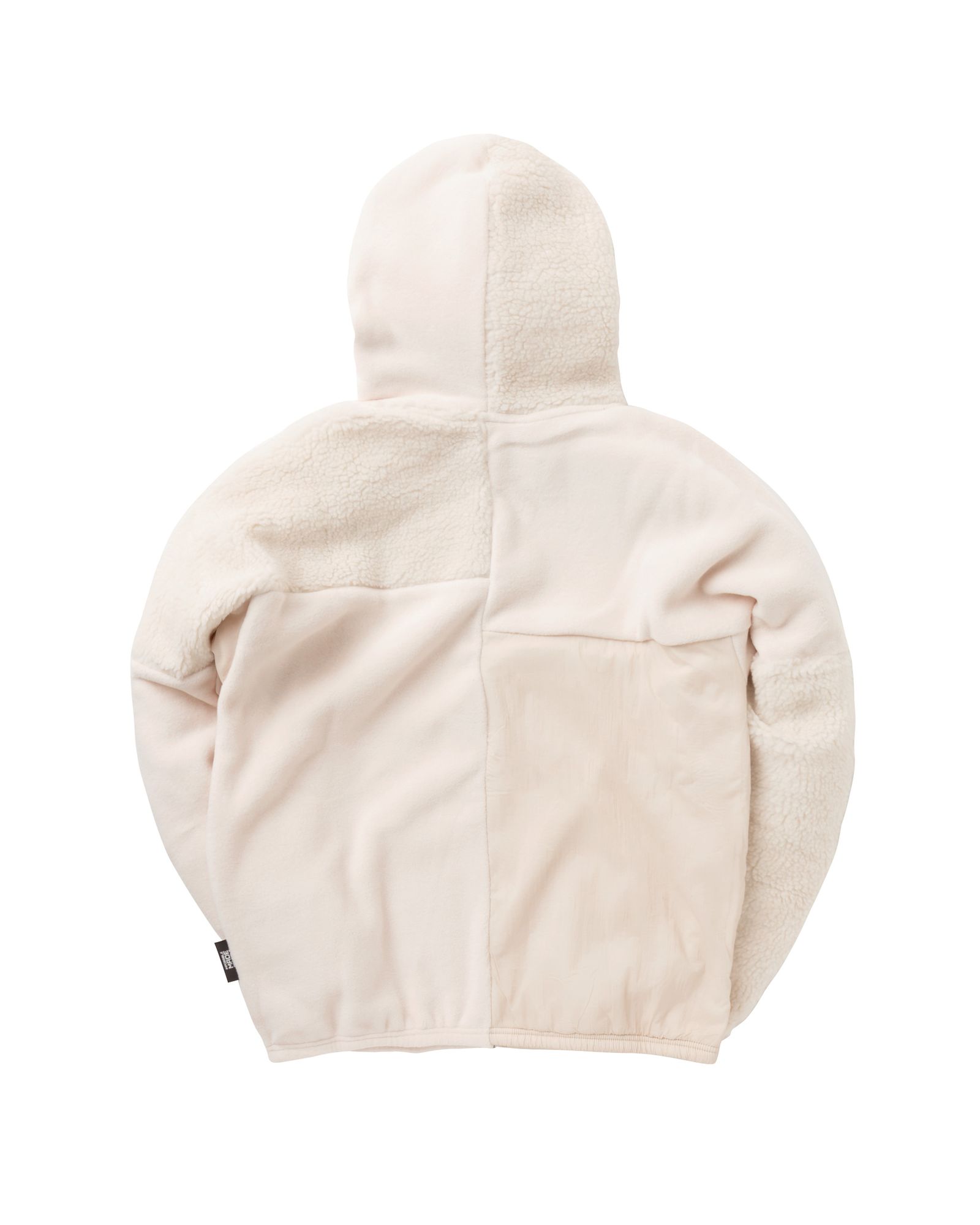 WMNS PATCHWORK VELOUR FLEECE ZIP-UP HOODIE