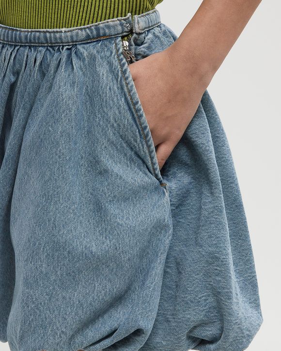 Denim Balloon Skirt