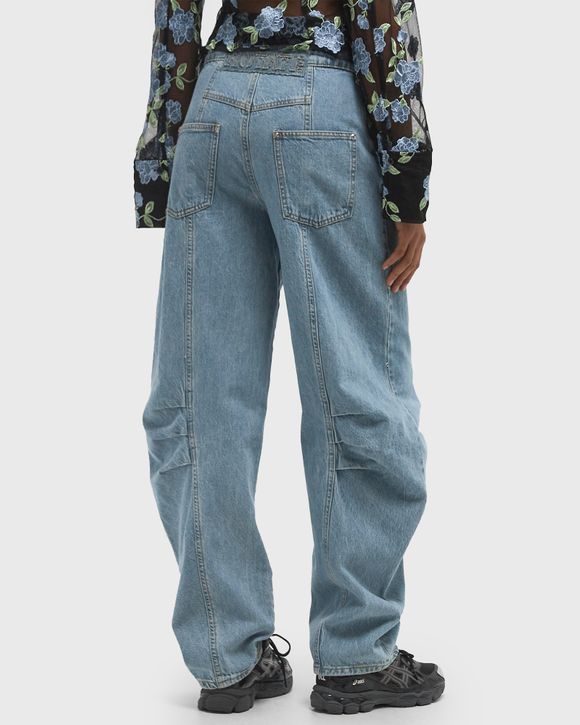 【関税&送料込】Rotate Birger Christensen Silver Pants In Or Braided Straight Pants Silver - ROTATE Birger Christensen