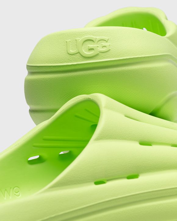 Neon green best sale ugg slides