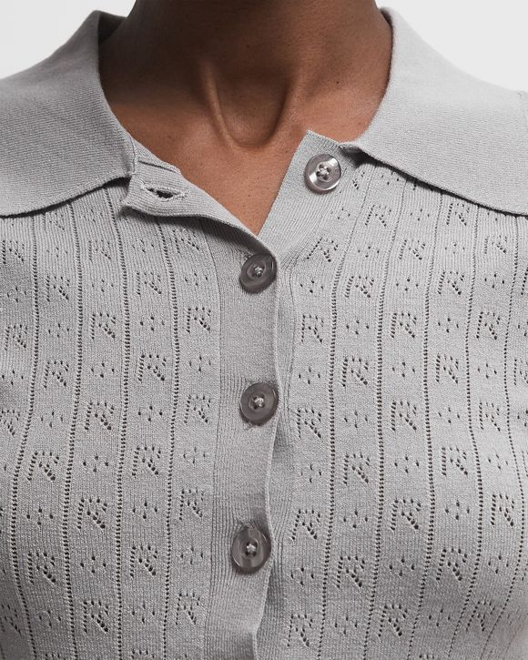 Pointelle Polo Shirt