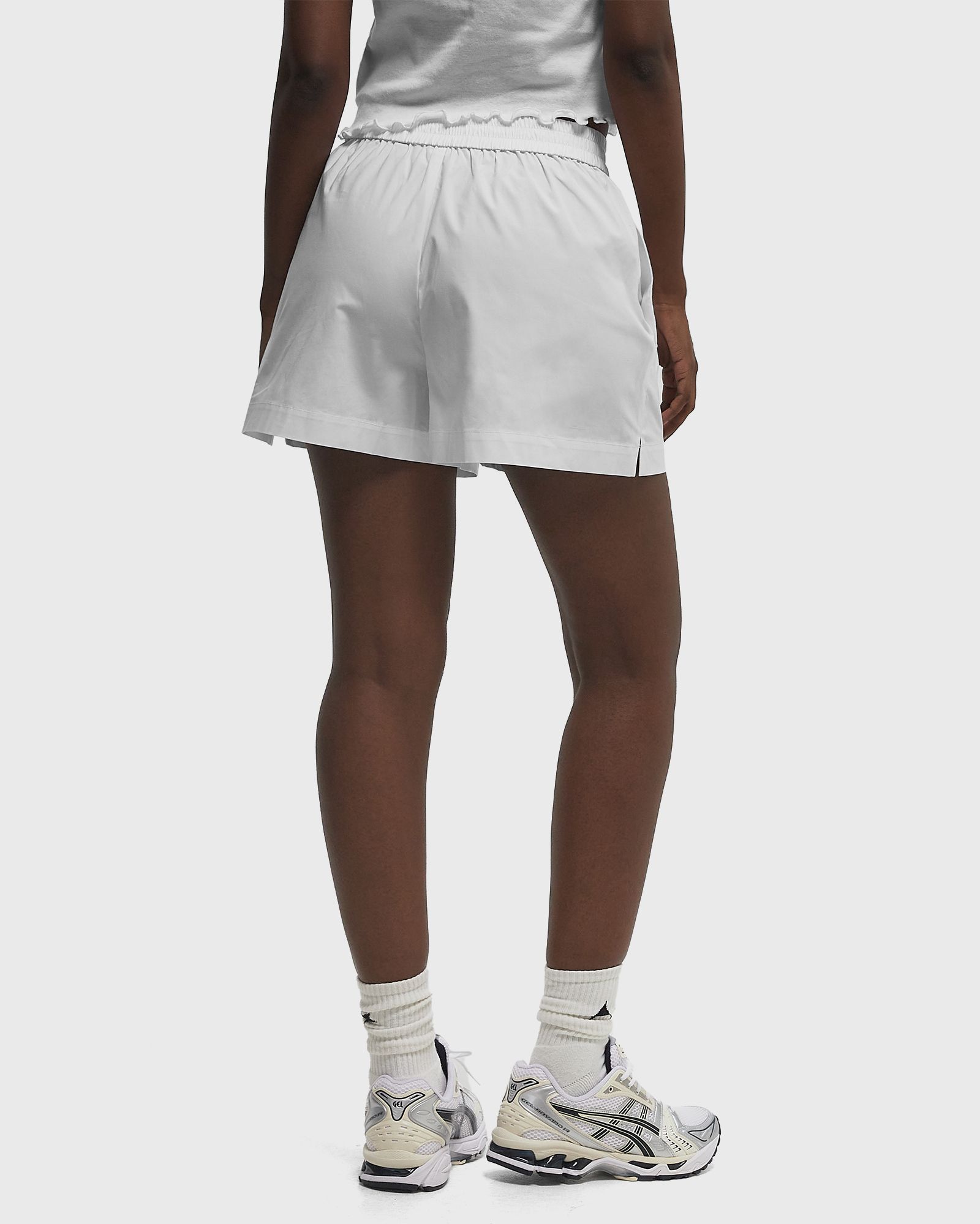ROTATE Birger Christensen Elasticated Shorts White | BSTN Store