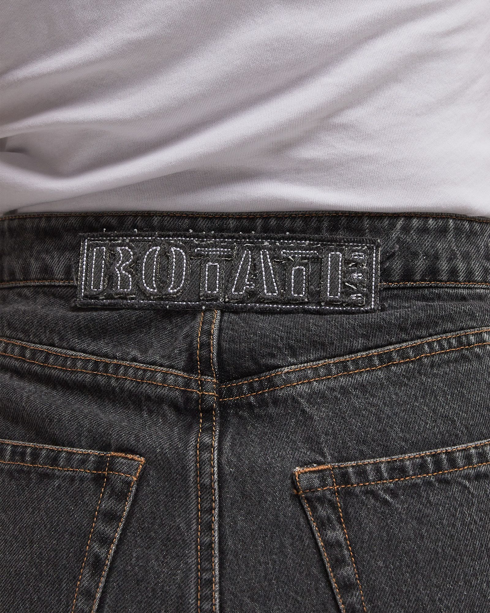 Denim Laced Leg Pants