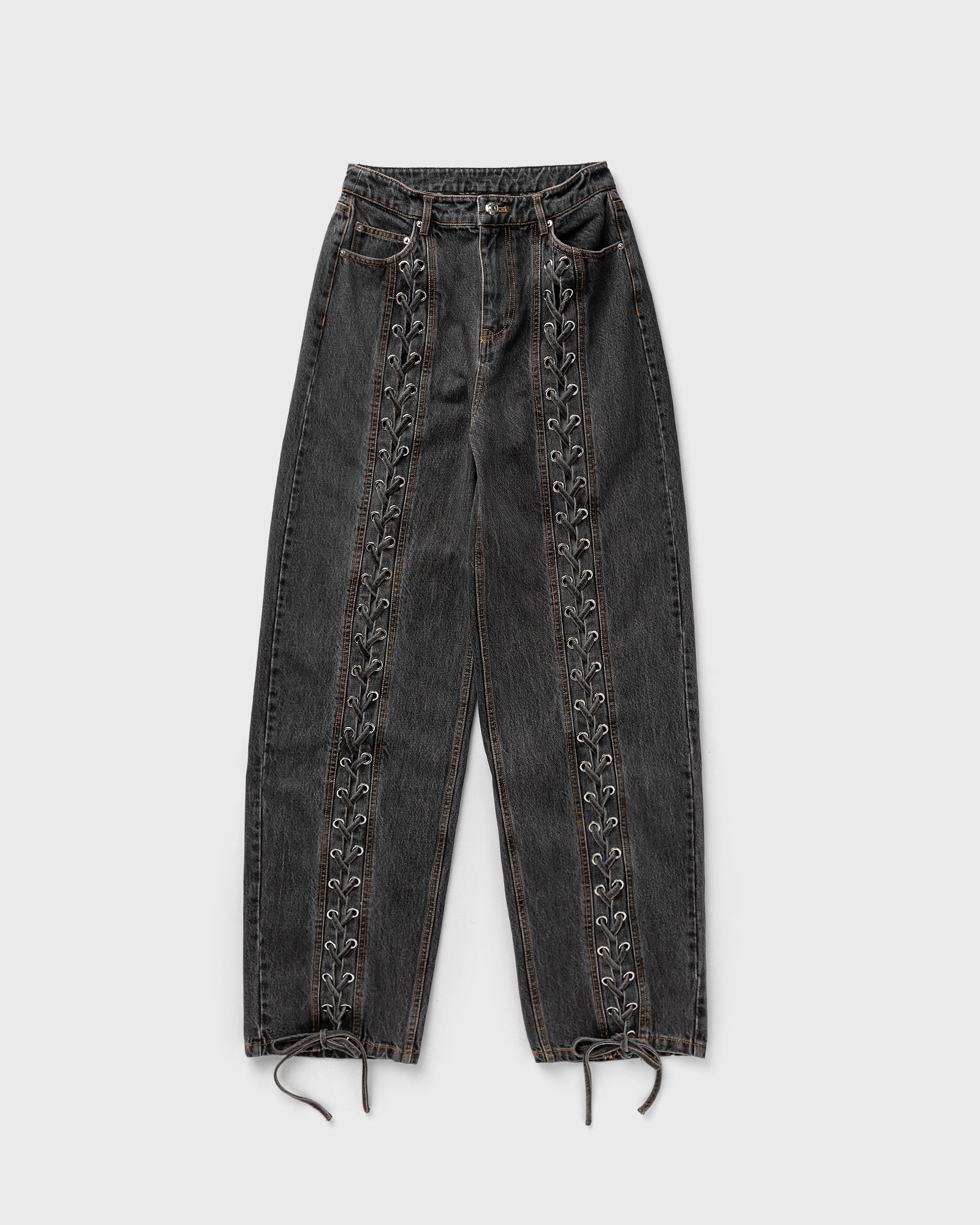 Denim Laced Leg Pants