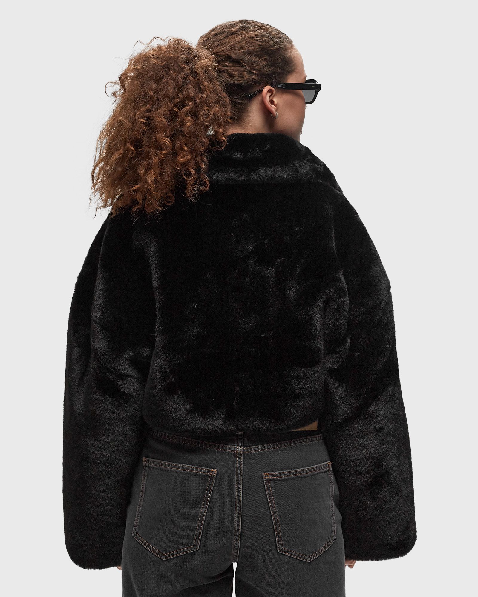 Faux Fur Crop Jacket