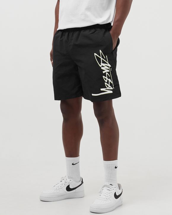 Stussy stock water short hot sale black