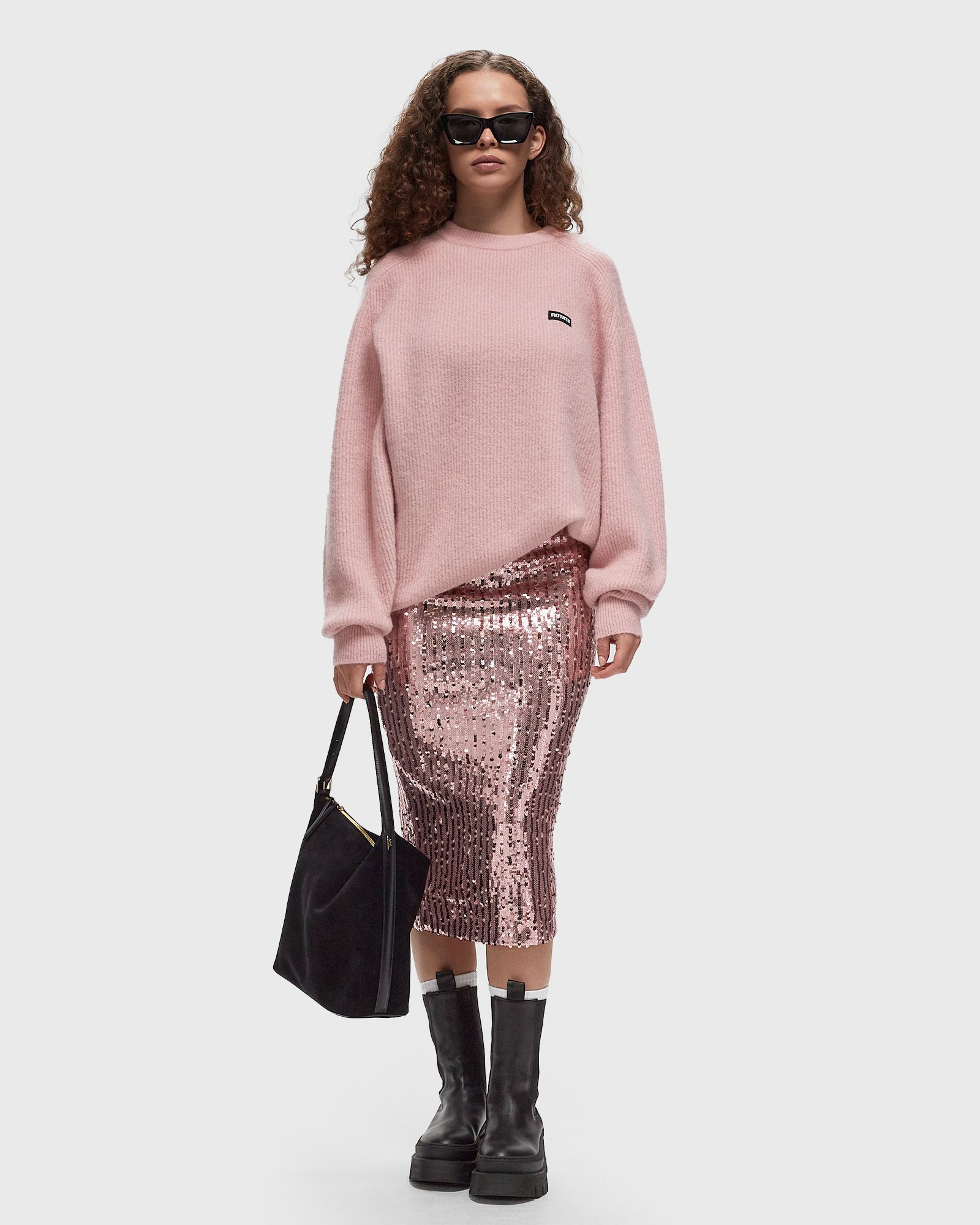 Sequins Pencil Skirt