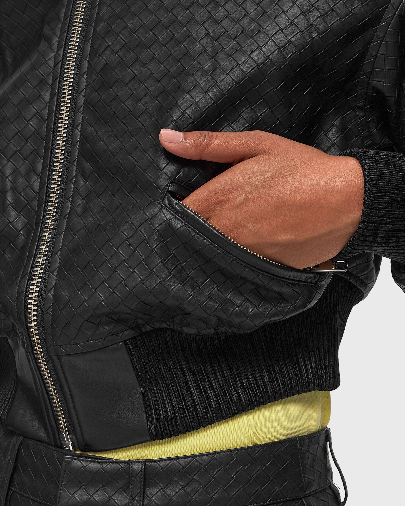 Cropped Braided Jacket