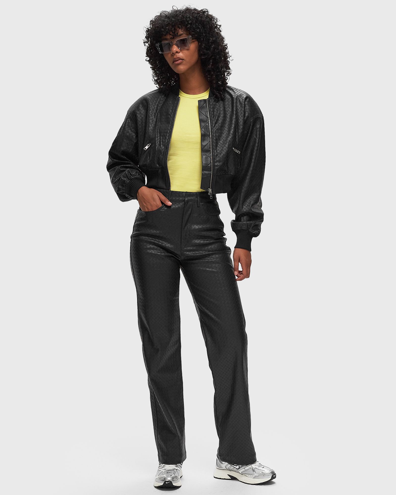 Braided Straight Pants