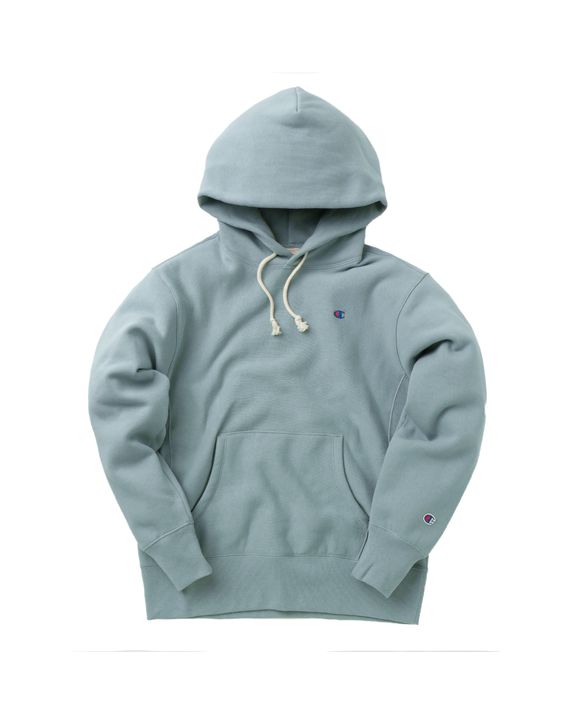 Champion Reverse Weave C Emblem White Hoodie