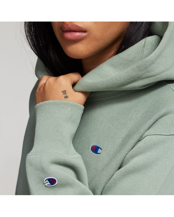 Sage green hot sale champion hoodie