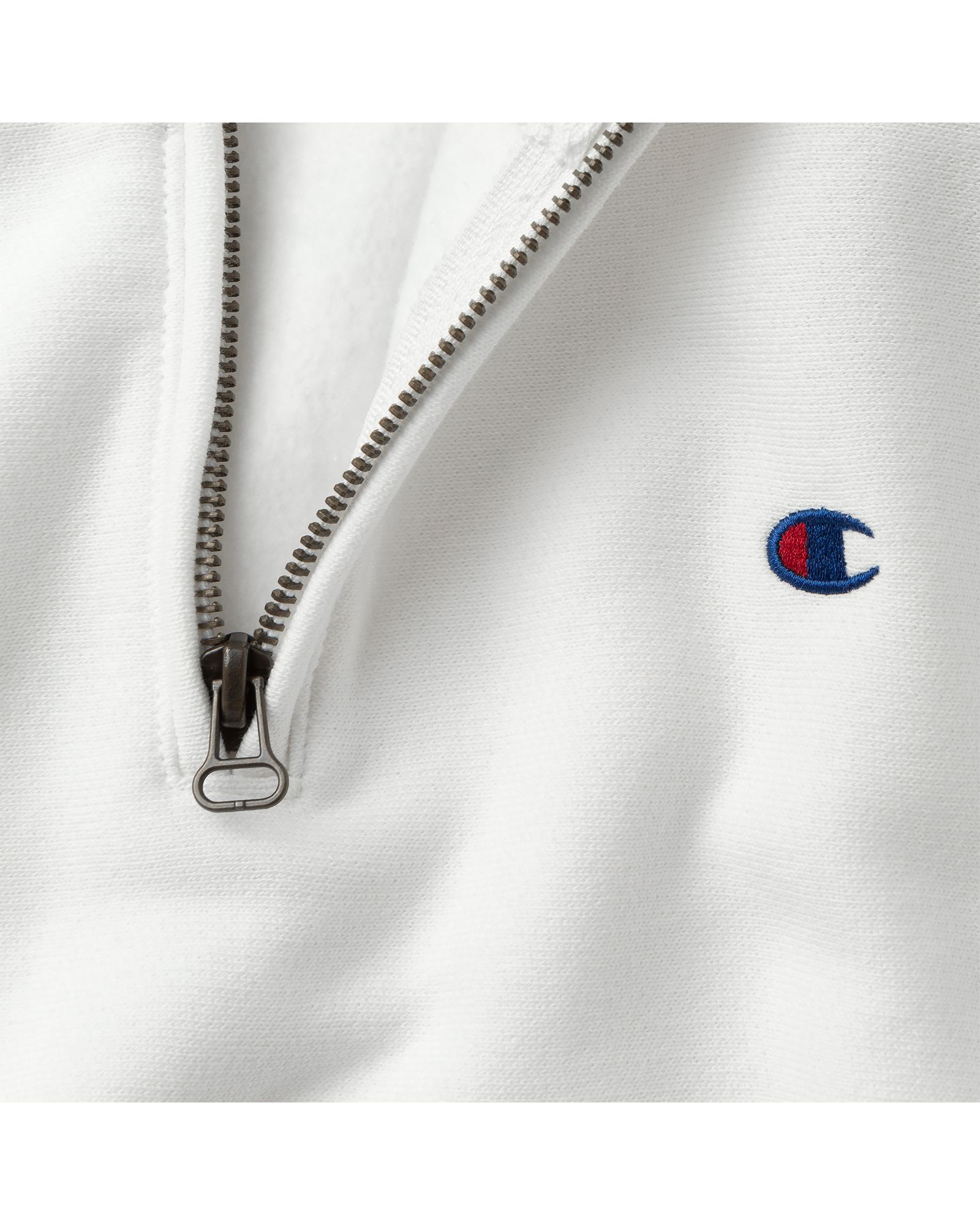 WMNS HALF ZIP-UP REVERSE WEAVE CROPPED SWEATSHIRT