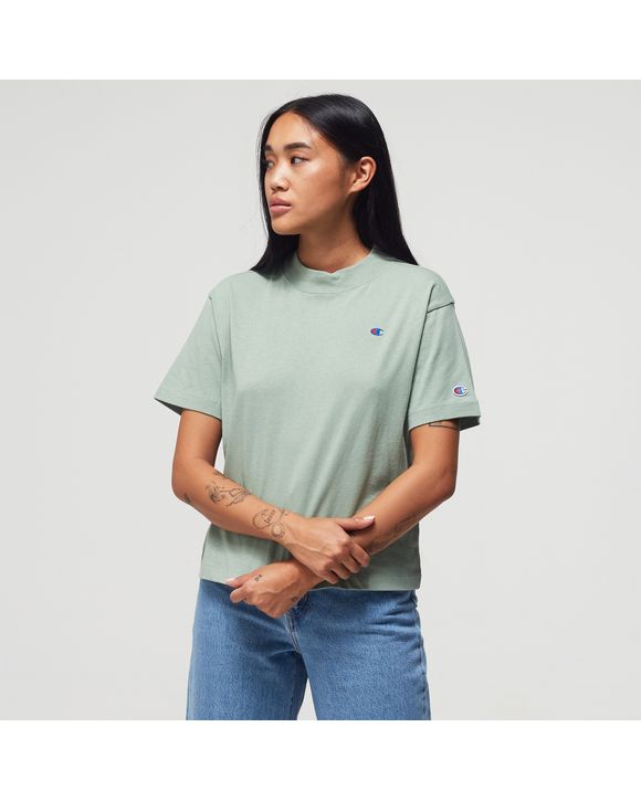 WMNS CREWNECK C LOGO CROPPED TEE