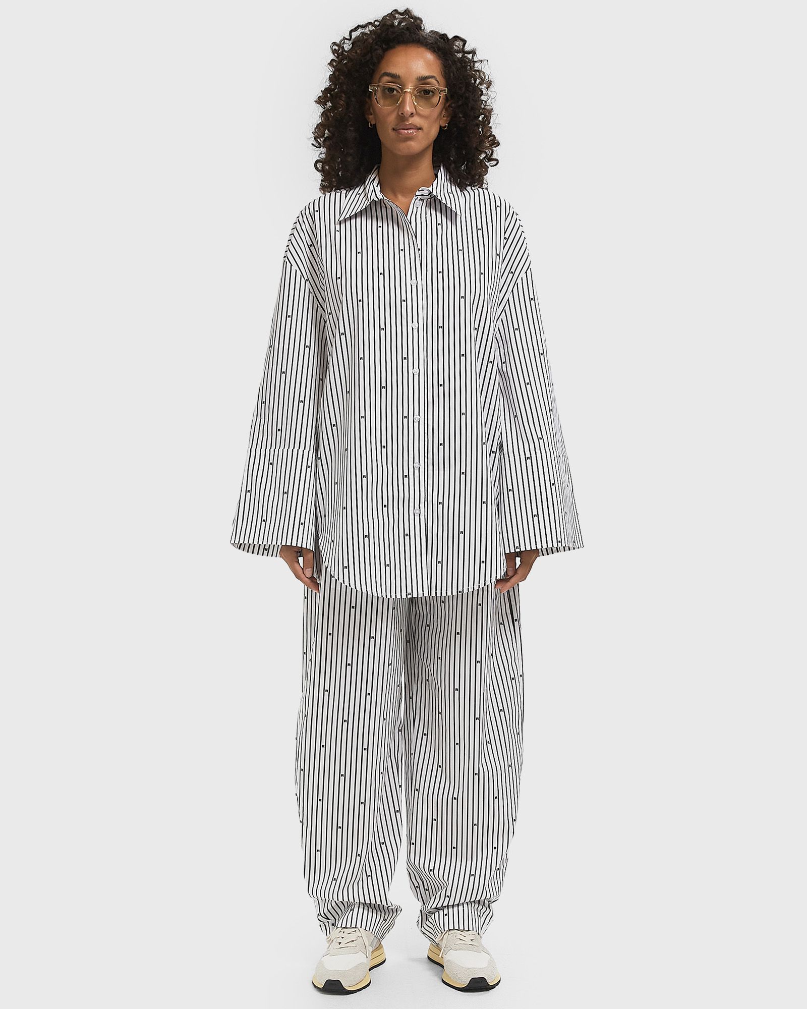 POPLIN TAPERED PANTS