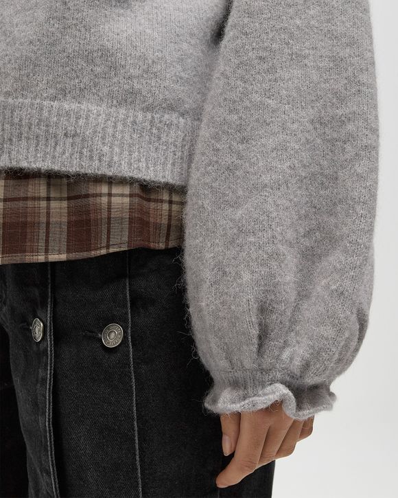 KNIT WIDE SLEEVE JUMPER