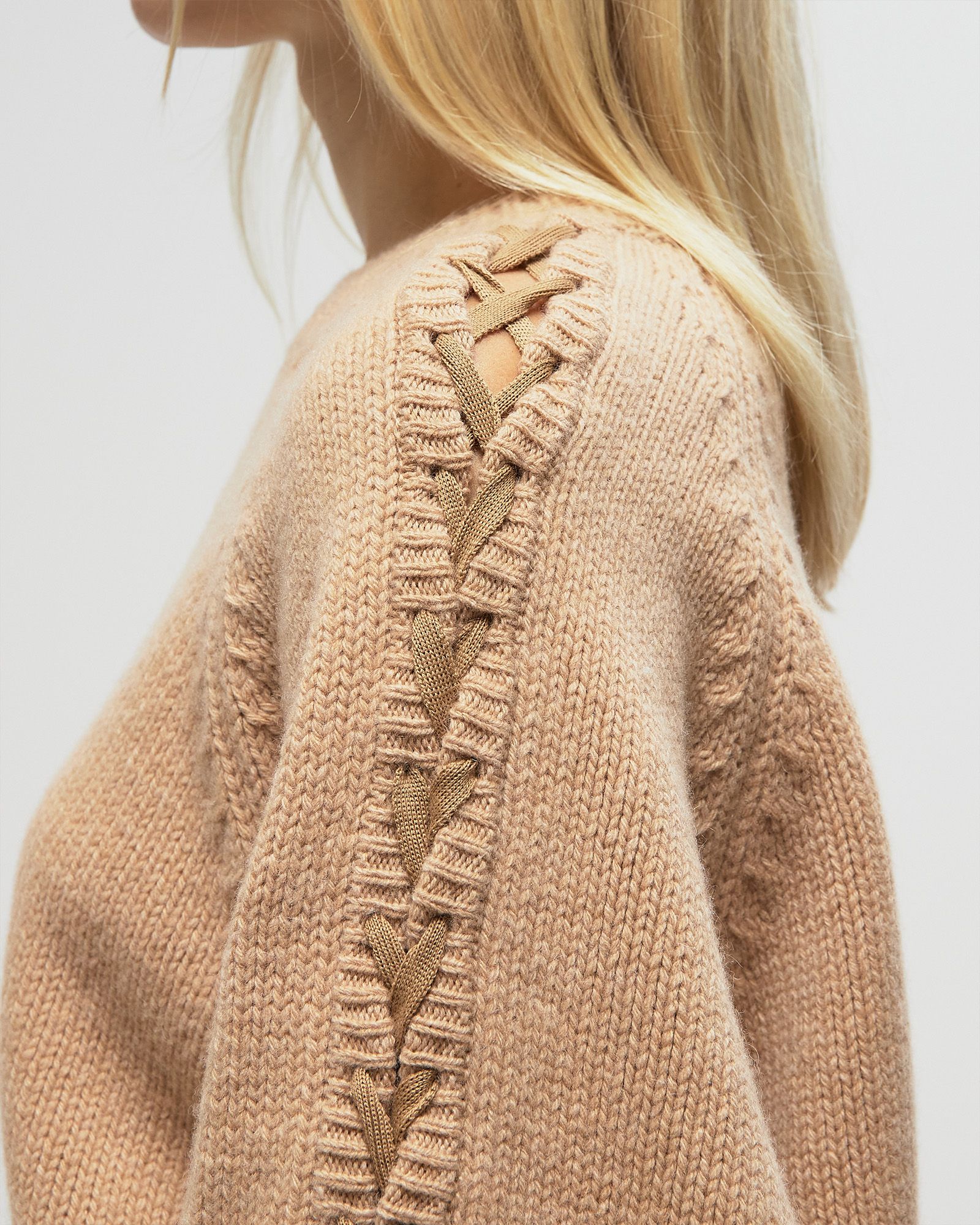 KNIT LACING JUMPER
