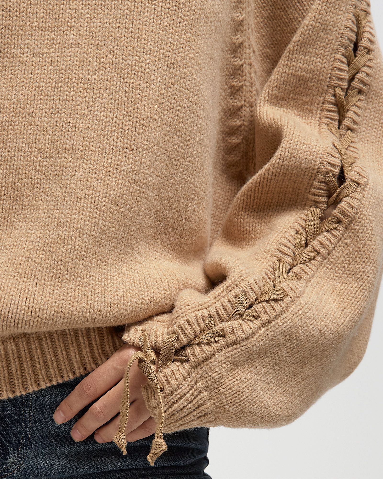 KNIT LACING JUMPER