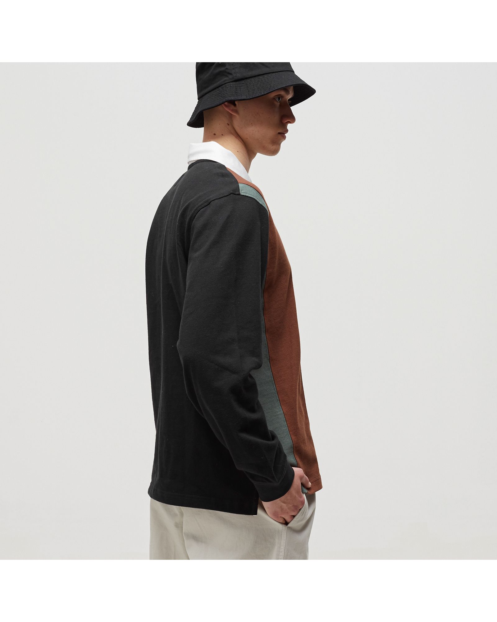 VERT STRIPE LS RUGBY