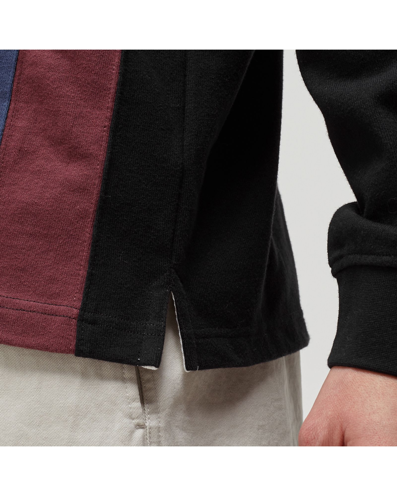 VERT STRIPE LS RUGBY