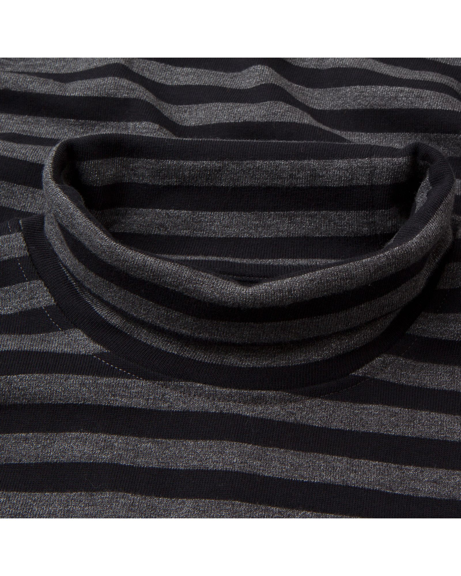 CLASSIC STRIPE LS TURTLENECK