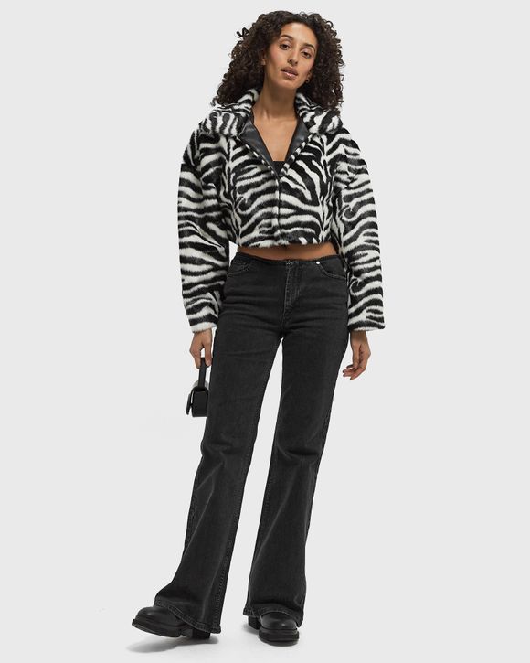 Thumbnail - Faux Fur Crop Jacket