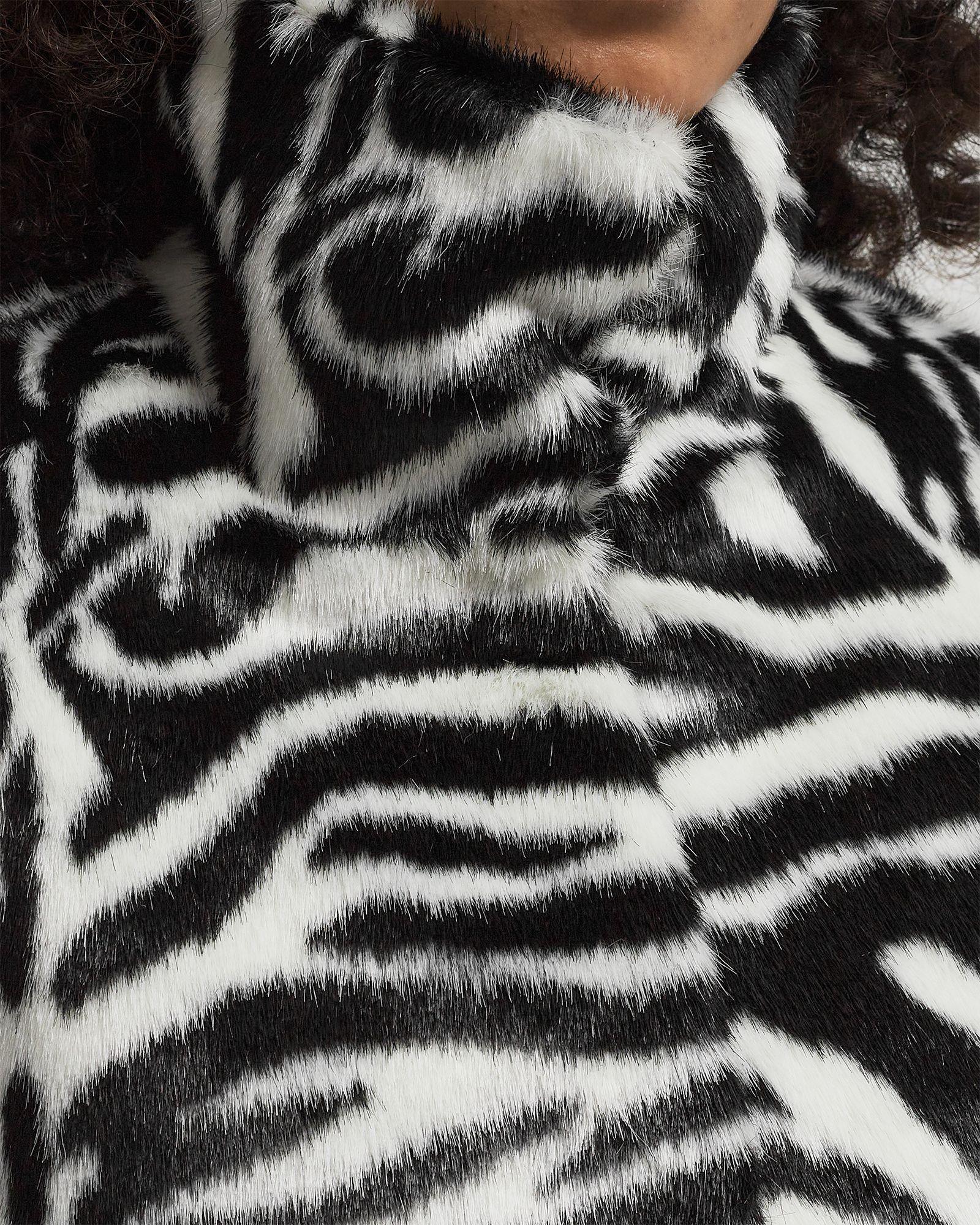 Faux Fur Crop Jacket