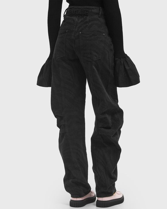 パンツ ROTATE BIRGER CHRISTENSEN Five-pocket pants ROTATE Birger Christensen Wide Leg 5 Pocket Jeans Black