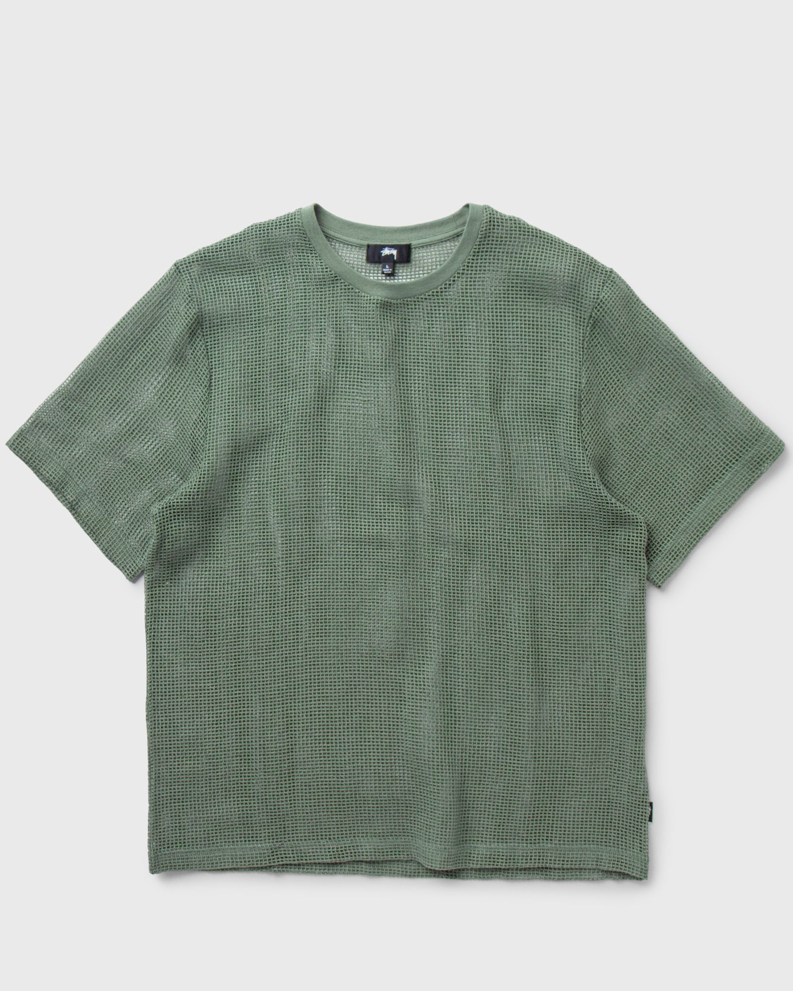 Cotton Mesh SS Crew
