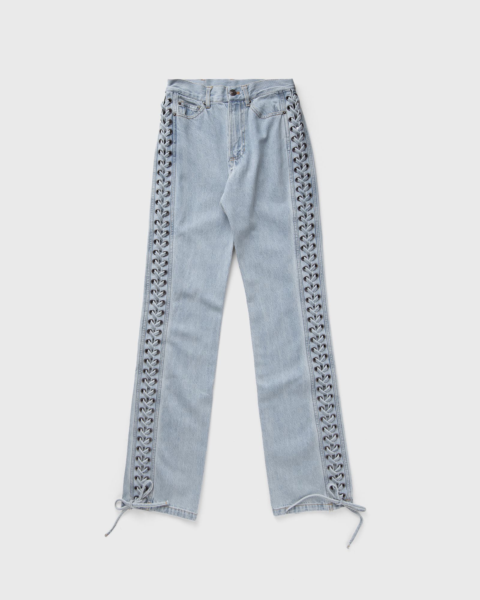 Laced Straight Leg Jeans