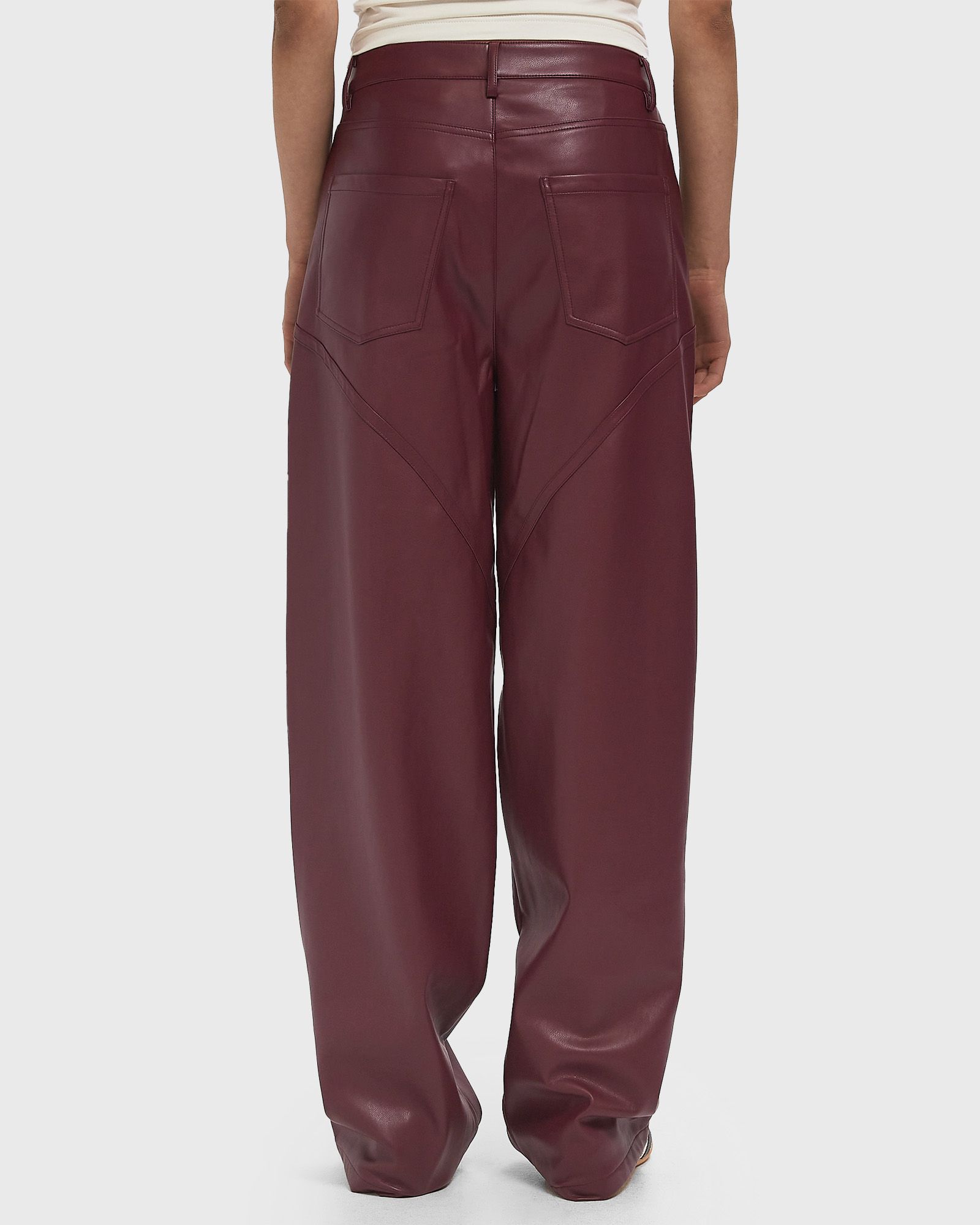 MID WAISTED PIPING PANTS