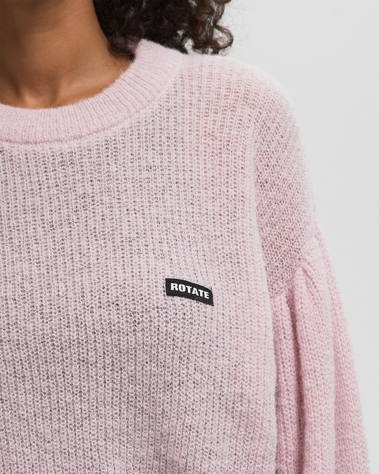 KNIT PUFF CREWNECK
