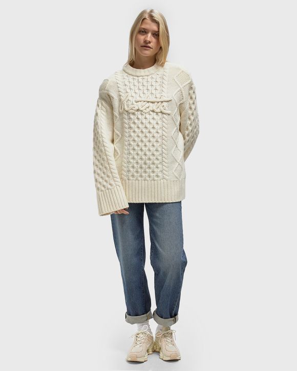 Thumbnail - KNIT CABLE CREWNECK