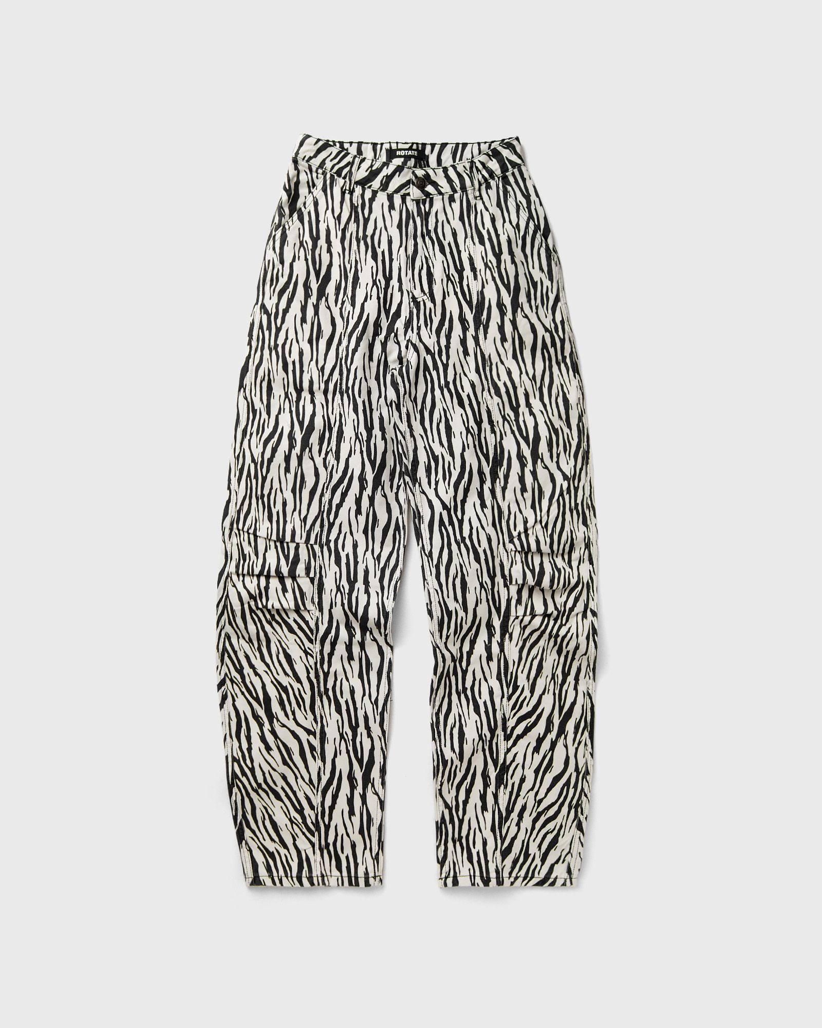 PRINTED TWILL CARGO PANTS