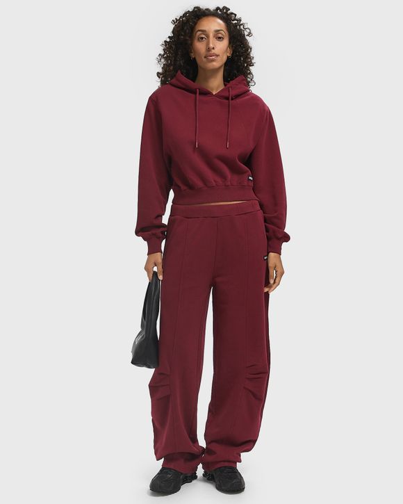 Thumbnail - TERRY BACK CROPPED HOODIE