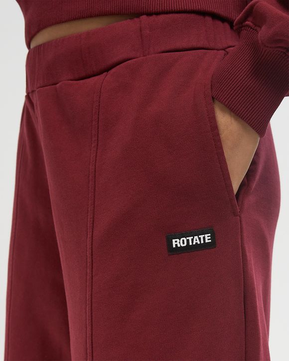 【関税&送料込】Rotate Birger Christensen Sports Pants Terry ROTATE Birger Christensen TERRY BACK SWEATPANTS Red | BSTN Store