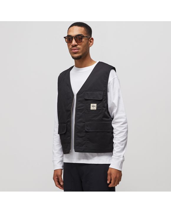 Stussy Insulated Work Vest Black - black