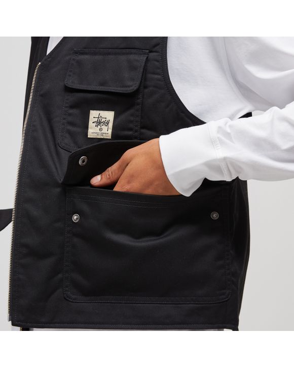 Stussy Insulated Work Vest Black - black