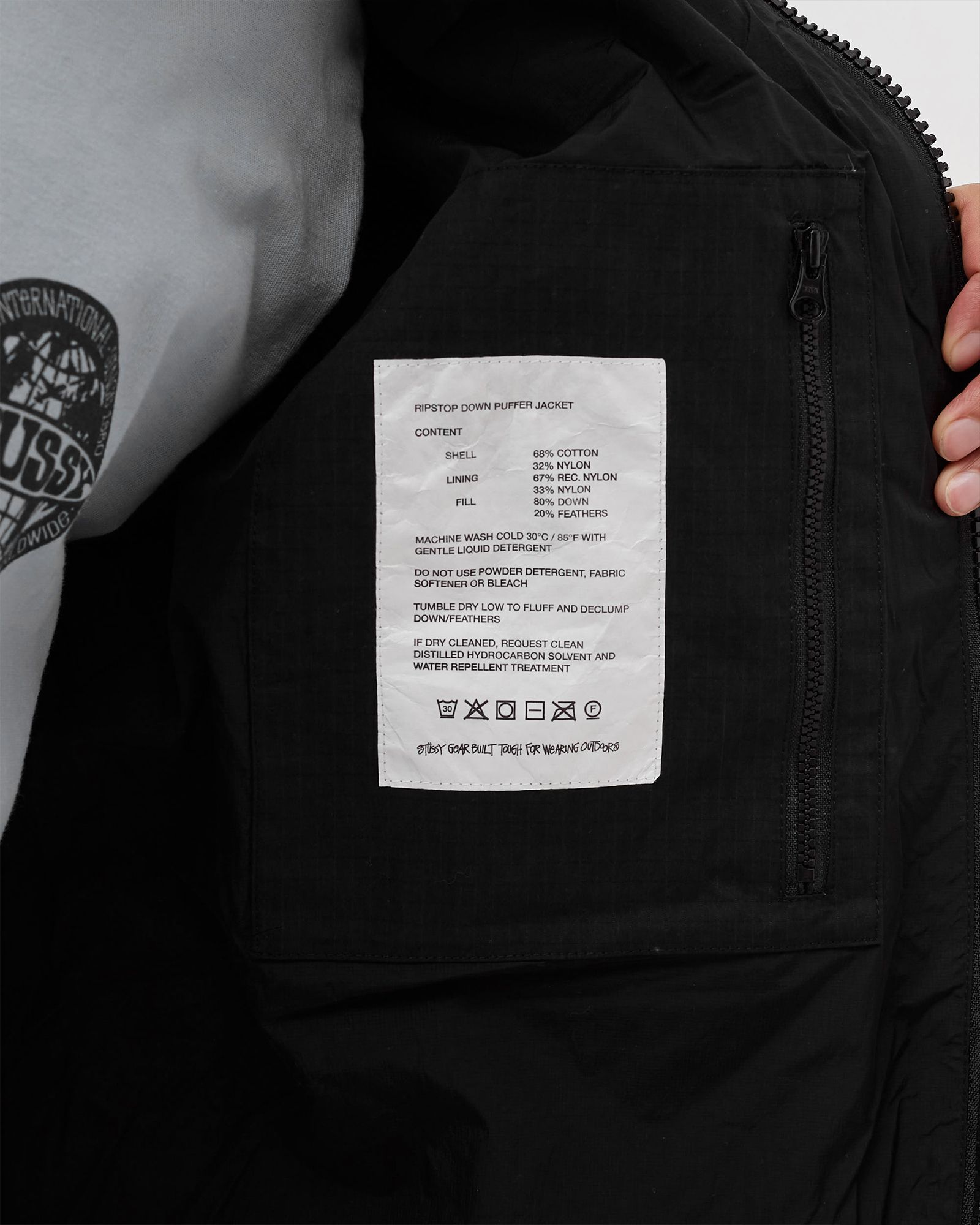 RIPSTOP DOWN PUFFER JACKET